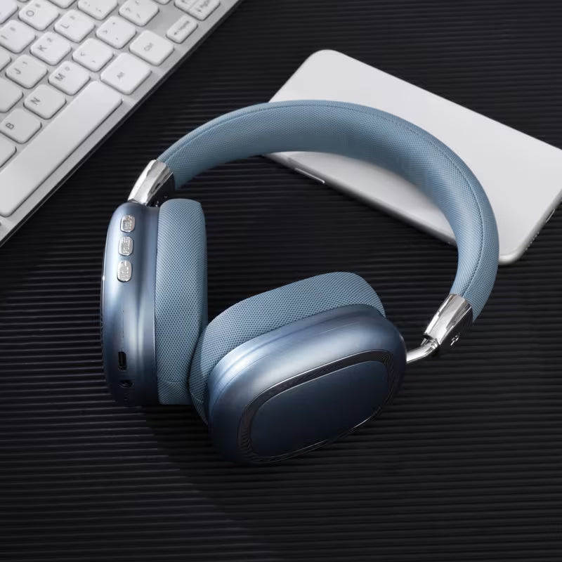B35 Wireless Headphones - Rechargeable Lithium Battery, Semi-Open Back Design, Condenser Microphone, USB-C Charging, Ideal for Gaming, Movies, TV Series
